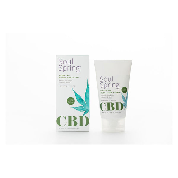 Soulspring - Muscle Rub Sthng Crm Cbd - Ea Of 1-3 Oz